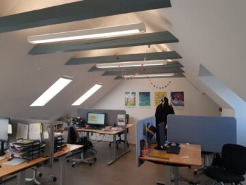 Norden i skolans kontor.