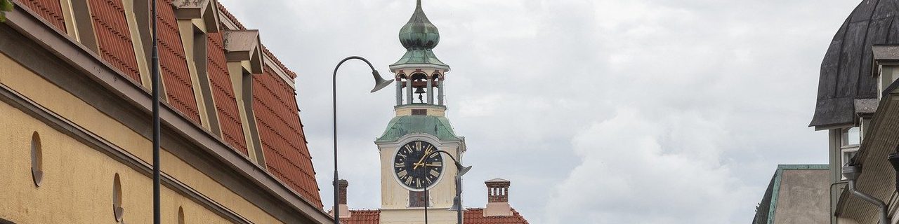 Kuva Vanha Rauma ja siellä kello