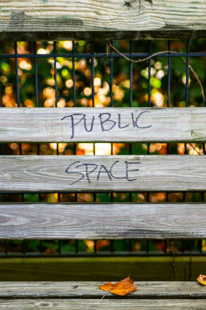 Photo by Benjamin Thomas on Unsplash (https://unsplash.com/photos/brown-wooden-frame-with-public-space-sign-yvARieyanZs)