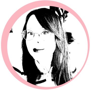 Jenny Paanasen kasvot mustavalkoisena viivapiirroksena.