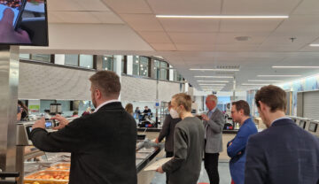Visiting Flavoria with our company partners: Jamix, Safera, KONE and Smart Kitchen