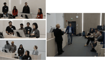 Presentation of the innovation camp outcomes and discussion with a jury.