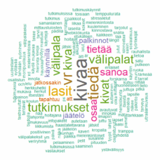 Sanapilvi tutkimuskäynnin palautteista