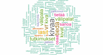 Sanapilvi tutkimuskäynnin palautteista