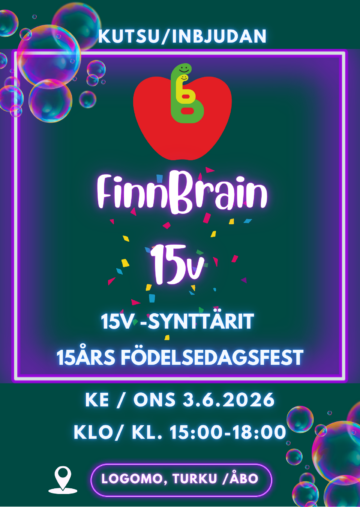 Kuva synttärikutsusta