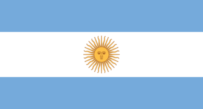 Argentina flag.