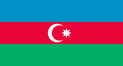 Azerbaijan flag.