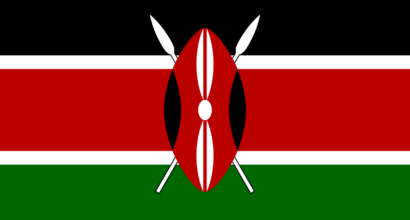 Flag of Kenya.