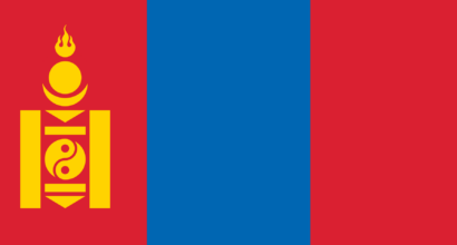 Flag of Mongolia.