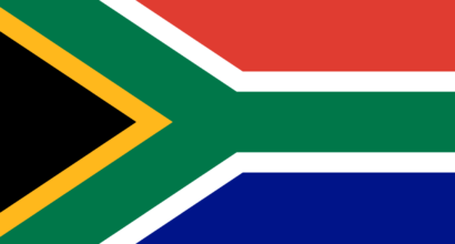 Flag of South Africa.