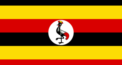 Flag of Uganda.