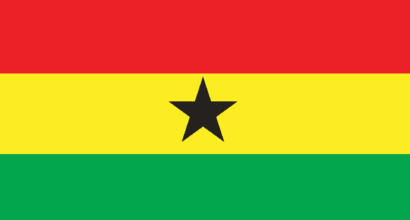 Ghana flag.