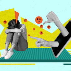 Illustration on Cyberbullying.