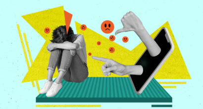 Illustration on Cyberbullying.