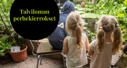 Lapsia katsomassa lummeallasta