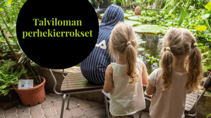 Lapsia katsomassa lummeallasta