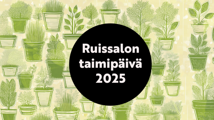 Ruissalon taimipäivä mainoskuva.