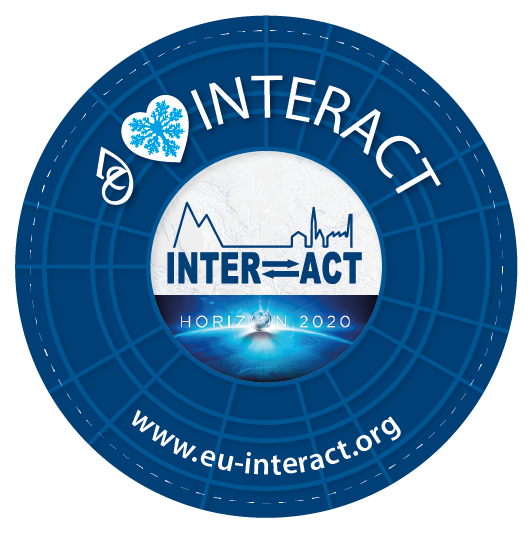 blue interact stamp with text I love Interact