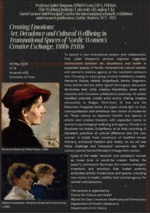 Guest Lecture: Professor Juliet Simpson (UK) 20 May 2026