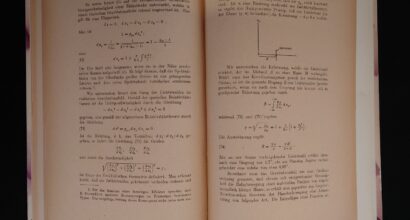 Two pages of the work Die Grundlage der allgemeinen Relativitätstheorie.