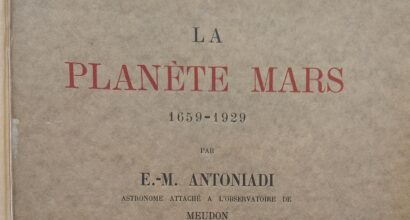 Title page of the book. The title is printed in red other information on black.