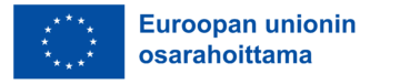 Euroopan unionin osarahoittama -logo