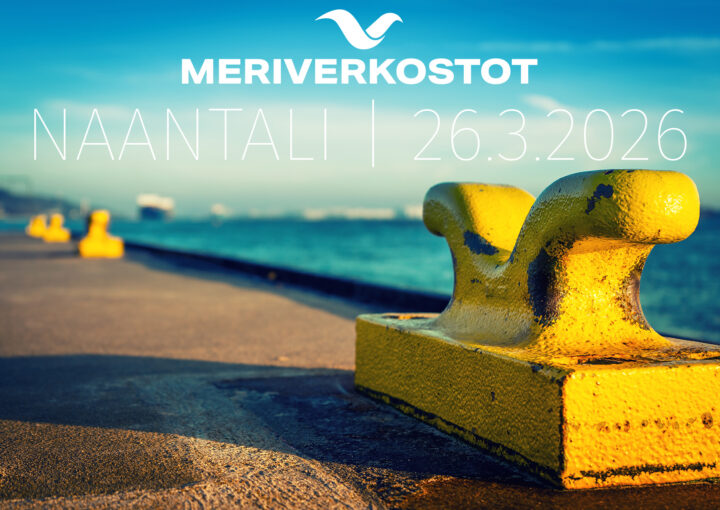 Meriverkostot Naantali keltainen pollari laiturilla
