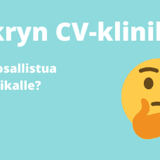 etänä cv-klinikalle