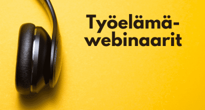 Kuva ja teksti työelämäwebinaari
