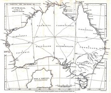 Maantieteellinen tieto ja Australian mantereen hallinta