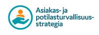 Asiakas- ja potilasturvallisuusstrategia logo