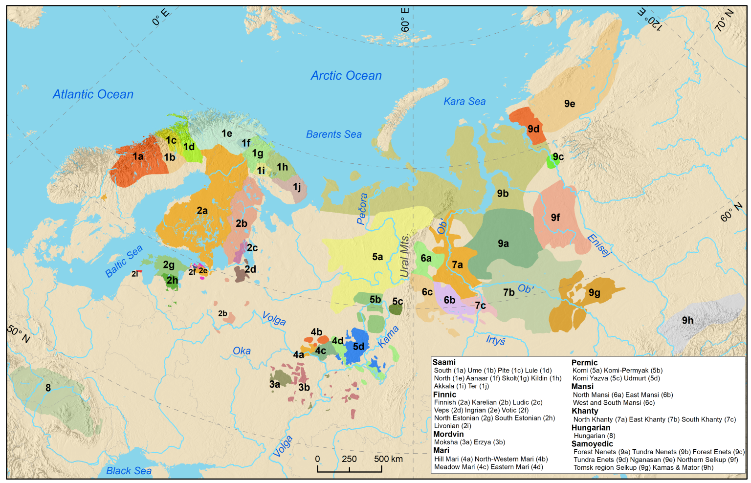 Language Maps URHIA   0.2 Uralic All 1536x988 