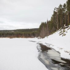 Photo by Ville Kankare, taken during fieldwork by the Fluvial and Coastal Research Group, Department of Geography, University of Turku, in northern Finland.