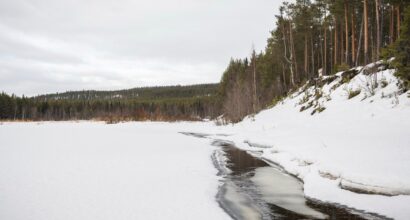 Photo by Ville Kankare, taken during fieldwork by the Fluvial and Coastal Research Group, Department of Geography, University of Turku, in northern Finland.