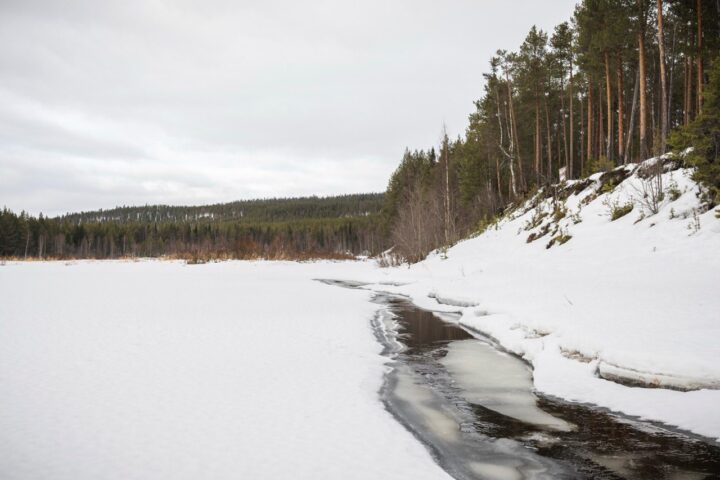 Photo by Ville Kankare, taken during fieldwork by the Fluvial and Coastal Research Group, Department of Geography, University of Turku, in northern Finland.