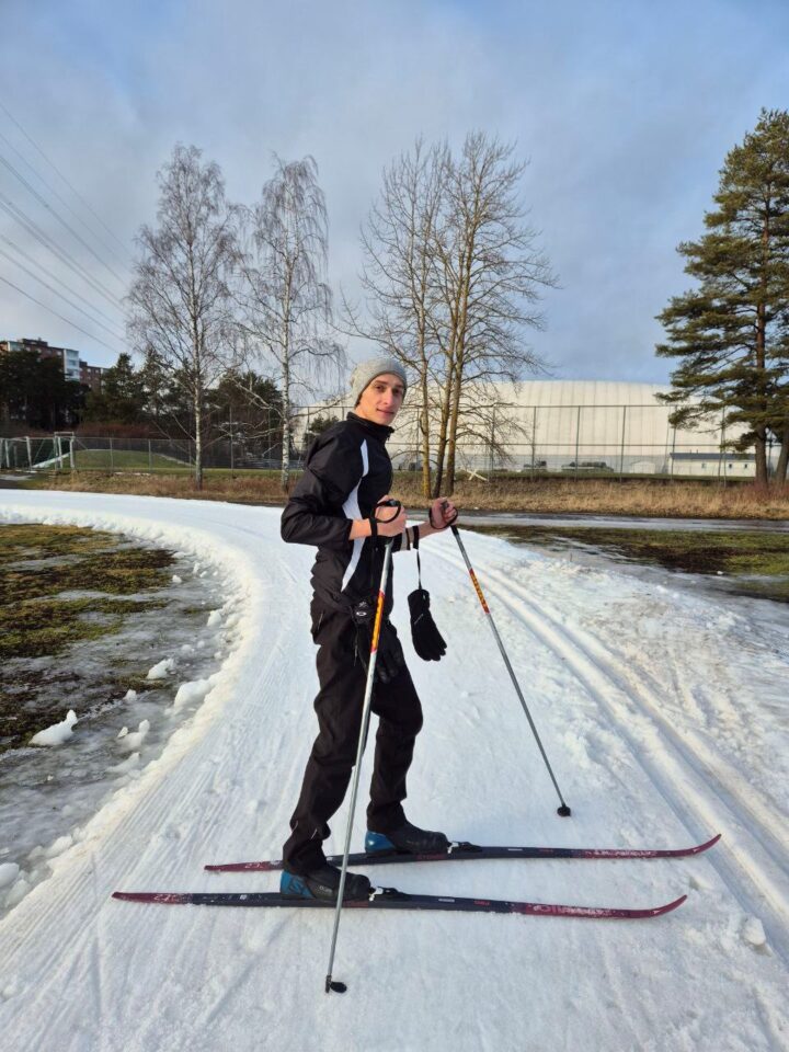 Mahdi cross-country skiing