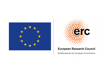 ERC-logo ja EU:n lippu.